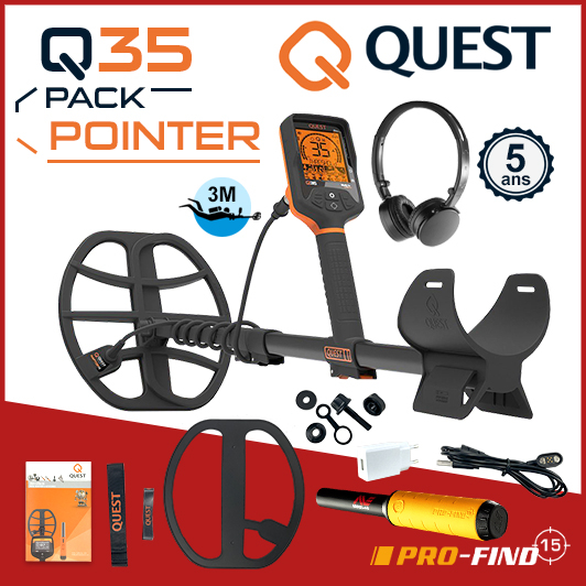 Quest Q35 : c'est le detecteur de metaux d'initiation au meilleur prix