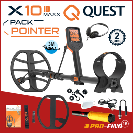 Détecteur Quest X10 IDMaxx avec Pinpointer