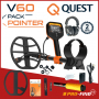 Quest Q60 : le nouveau detecteur de metaux haut de gamme, capable d'analyser tous les mouvements de l'appareil